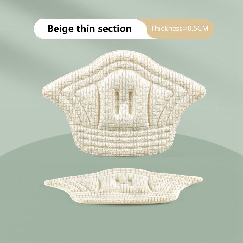 2pcs Insoles Patch Heel Pads for Sport Shoes Adjustable Size Antiwear Feet Pad Cushion Insert Insole Heel Protector Back Sticker