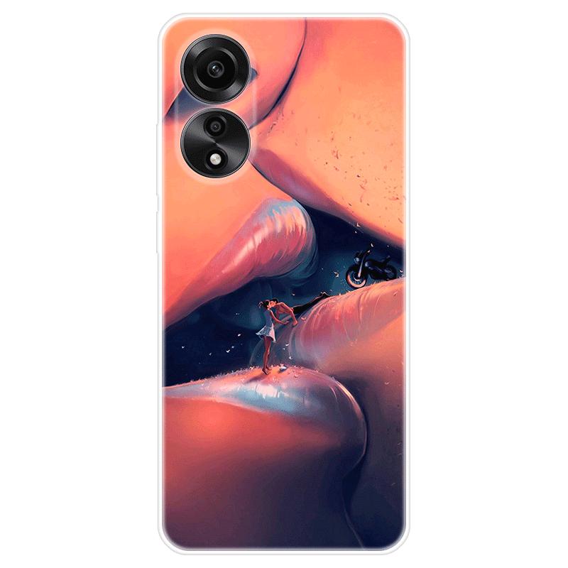 Для OPPO A58 A 58 4G чехол Мягкая силиконовая задняя крышка Мультяшный чехол для телефона Разнообразие