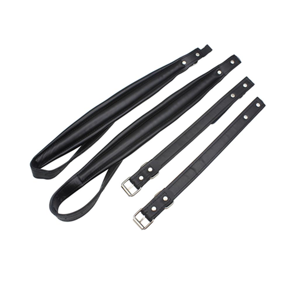 1 Pair Adjustable Synthetic Leather Accordion Shoulder Straps for 16-120 Bass Accordions