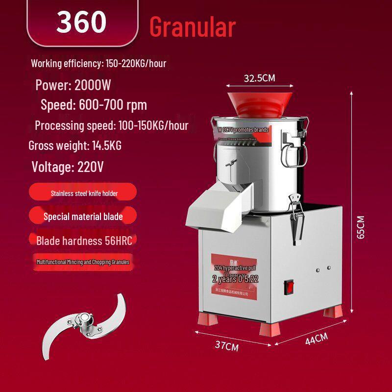Электрический многофункциональный овощерезка и измельчитель с мясорубкой