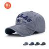 Новая бейсболка с вышитыми наклейками и объемными буквами для мужчин и женщин, старая выстиранная и выцветшая кепка от солнца