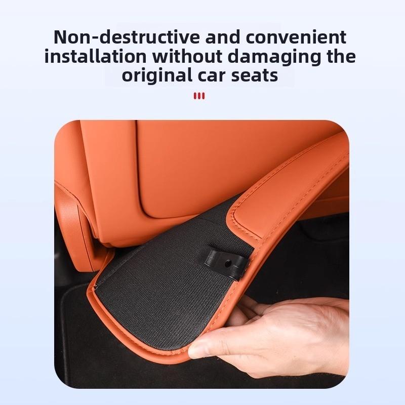 For Li Auto I6 I8 Car Second Row Seat Kick Pad Upgraded and Thickened Leather Scratch Resistant Backrest Car Modify Accessories