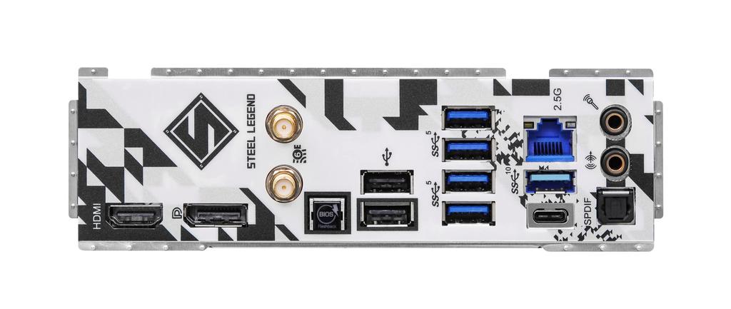 Asrock Motherboard B650E Steel Legend WiFi Compatible with AMD Ryzen 7000 Series CPU B650E ATX Motherboard Authorized Distributor (Soket AM5)