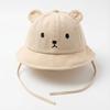 Spring and Summer Korean-style baby super cute little bear fishing hat for both boys and girls, a lightweight sun protection and