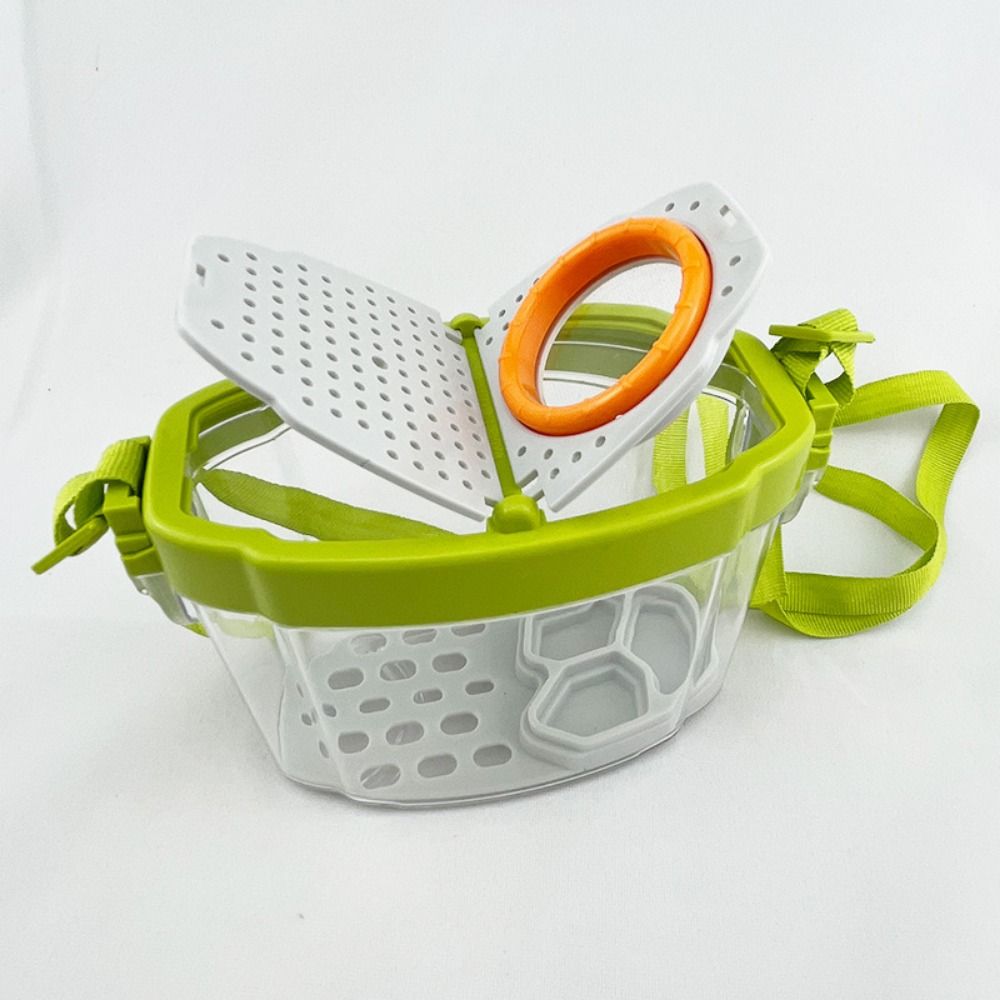 Breathable Insect Observation Box Kit Adjustable Straps Insect Feeding Bin  Snails