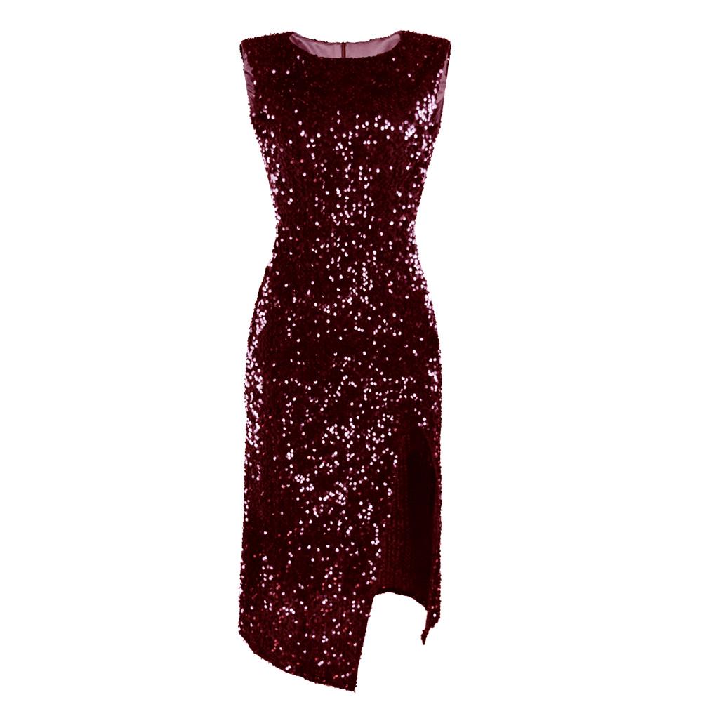 Женское облегающее платье без рукавов с блестками, вечернее платье макси, свадебное платье для выпускного вечера