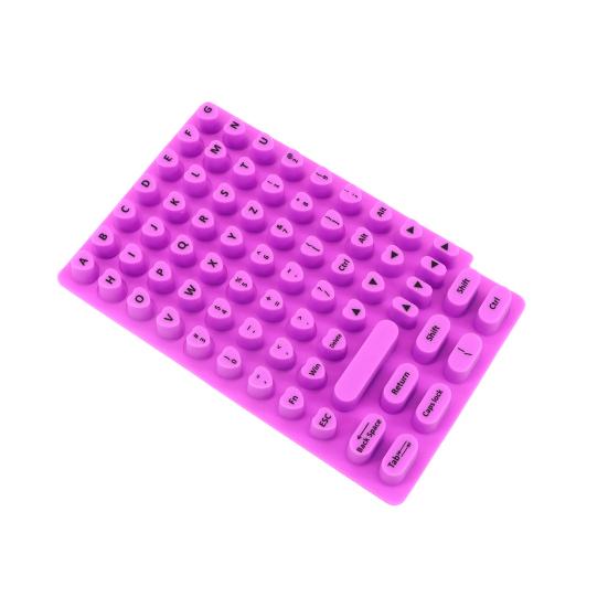 Yousheng 70 Pcs Keyboard Sticker for Long Nails Universal Nail Art Keyboard Bubbles Self-Adhesive Silicone Typing Keycaps for Office Girls Gaming