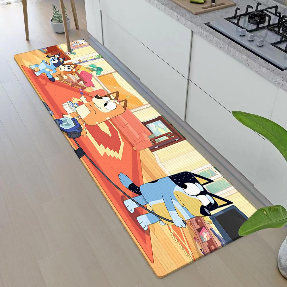 Entrance Front Door Doormat Anime For B-Blueys Non-slip Kitchen Rug Living Room Rugs Balcony Bathroom Foot Mat Floor Mats Carpet