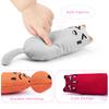 5Pcs Cat Chew Toy Boredom Stress Relief Pet Interactive Catnip Toy Calming Plush Cat Doll Animal Teething Cleaning Toy Pet Supplies