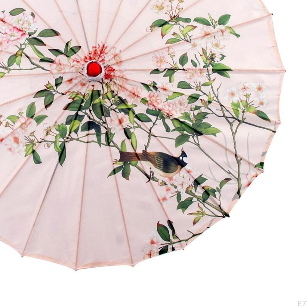 Китайский зонт из промасленной бумаги, античный восточный зонтик от солнца для женщин, танцевальные подарки