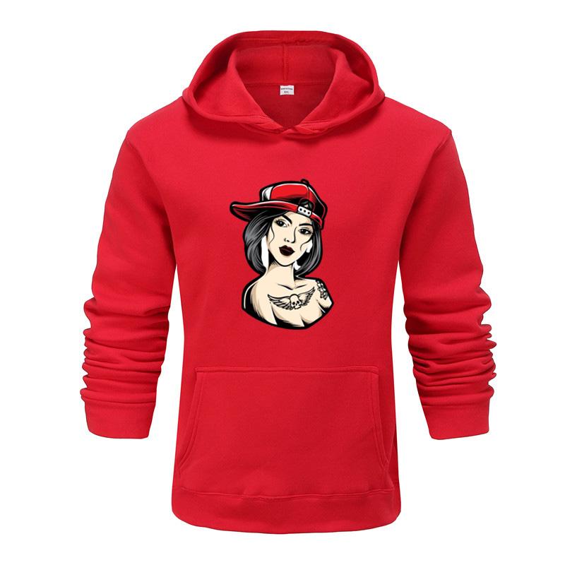 Осенне-зимняя новая персонализированная женская одежда с принтом аватара, мужская и женская толстовка с капюшоном для любителей, пуловер, спортивная толстовка для бега