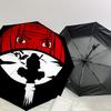 1PC Ninja Mask Automatic Open/Close Umbrella with Windproof, 8-Rib Sturdy Canopy, Durable Ribs, Fashionable Design, Outdoor Accessory, Fun Prin, Holid