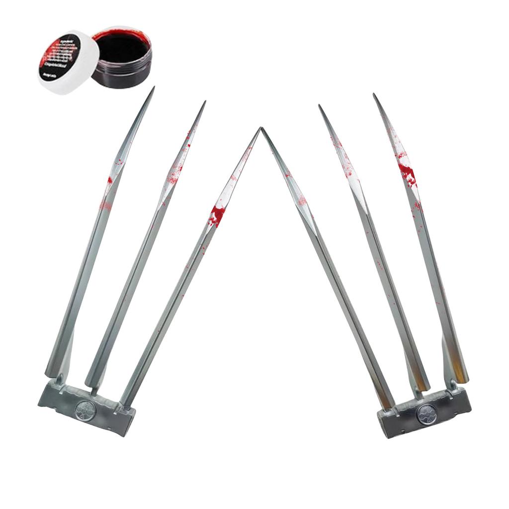 Когти, Когти с пластиковыми ручками для взрослых, Волчьи когти для Хэллоуина Косплей Реквизит Одна пара