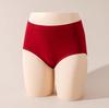 Women's Seamless Mid-High Waist Shaping Panties with Mulberry Silk Crotch - Comfortable, Breathable & Elastic.