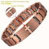 Fashion Retro Copper Cross Double Magnet Bracelet for Men, Wide Version Eco-friendly Alloy Jewelry