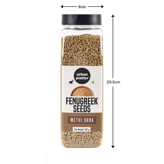 Urban Platter Dried Fenugreek Seeds, 700g (Methi Dana | Used for Microgreen Sprouting)