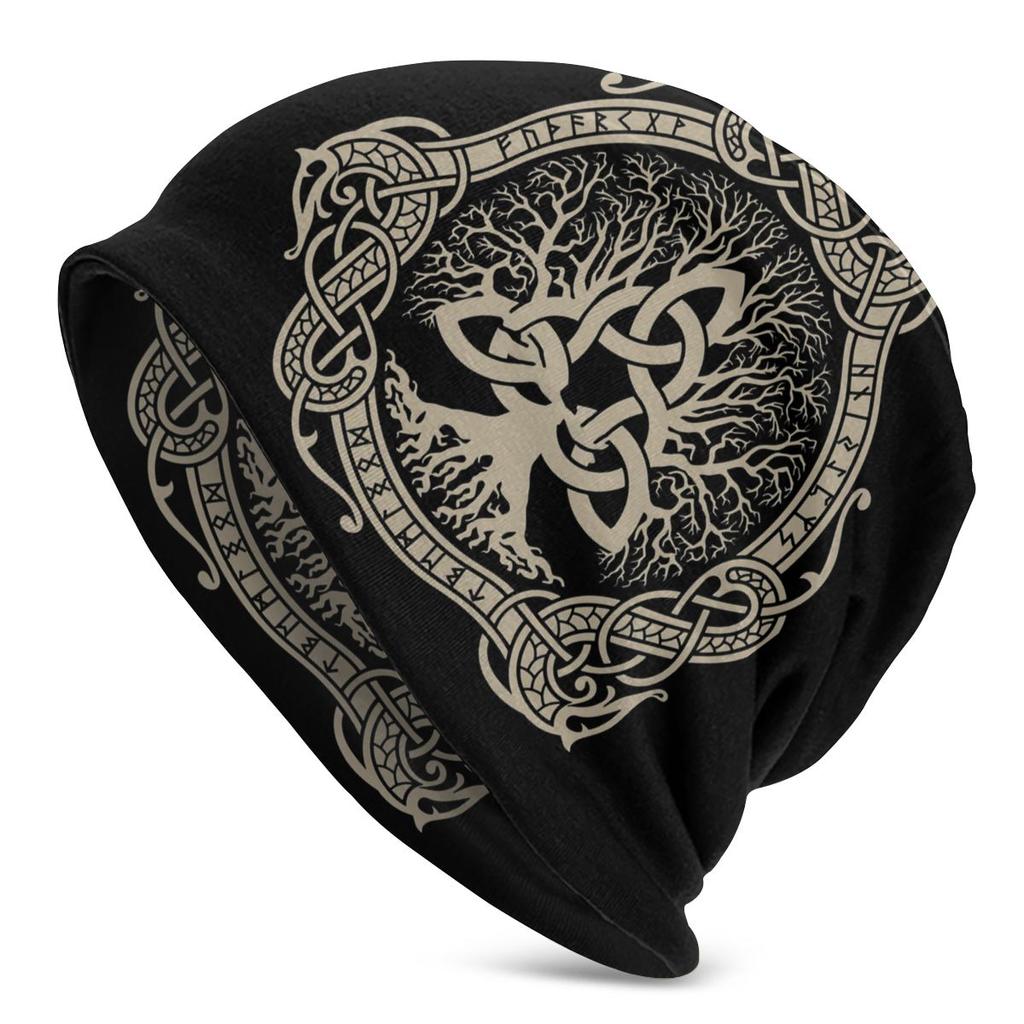 FENRIR LOKI'S SON Wolf Romantic Horror Film Viking Unisex Bonnet Winter Windproof Double Layer Hats For Unisex Women
