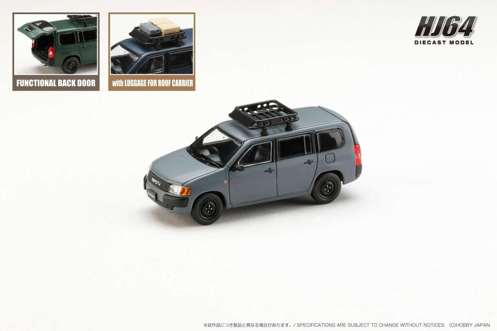 Toyota Probox Custom Version Матово-серый 1/64