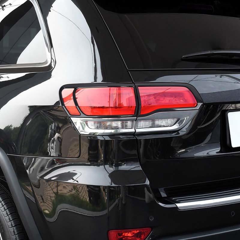 Декоративные наклейки на задние фонари автомобиля для Jeep Grand Cherokee 2014-2020, внешние аксессуары для автомобиля, АБС-пластик