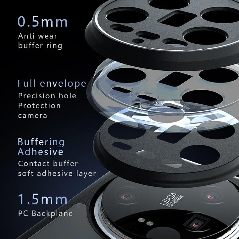 For Xiaomi 15 Ultra Magsafe Magnetic Acrylic Matte Case For Xiaomi 15 Pro 14T 13 Ultra Shockproof Transparent Cover Hard Bumper