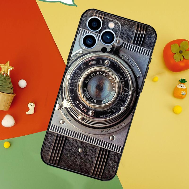 Ретро Камера Винтажный Чехол Для iPhone 14 13 12 11 15 16 Pro Max Mini X XR XS Max 8 7 14 15 16 Plus Чехол Funda