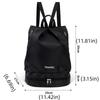 Dry Wet Separation Outdoor Beach Bag Waterproof Fitness Bag Washing Bag Swimming Bag  Water Sports