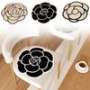 1Pc Ice Silk Fashion Seat Cushion Simple Flower Design Durable Cooling Mat Breathable Summer