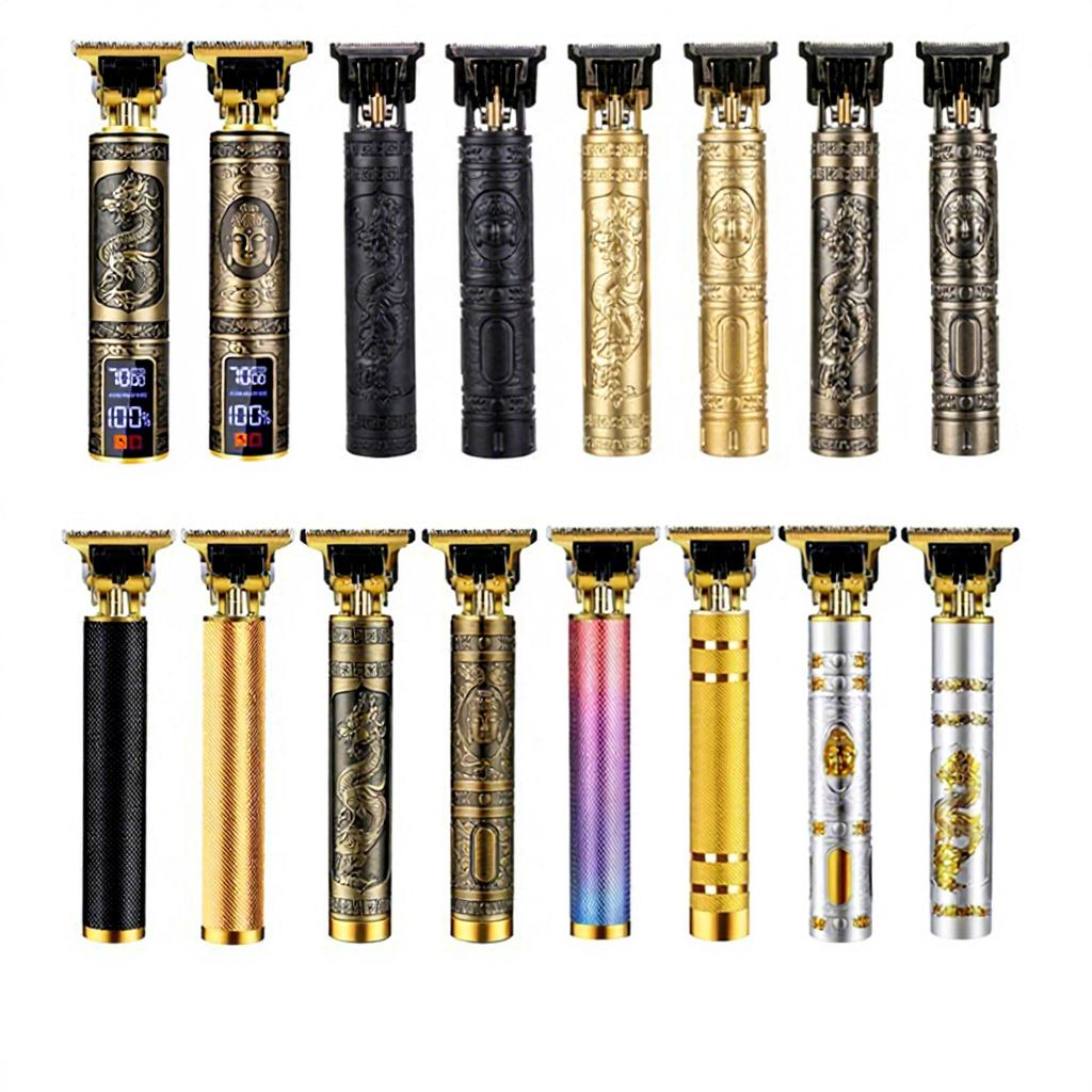 Professional Hair Clippers Electric Haircut Kit Hair Trimmer Grooming Waterproof Rechargeable Close Cutting T Blade for Men