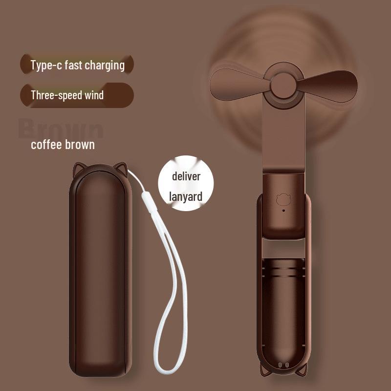 Compact Multi-Function Foldable Fan & Power Bank Gift