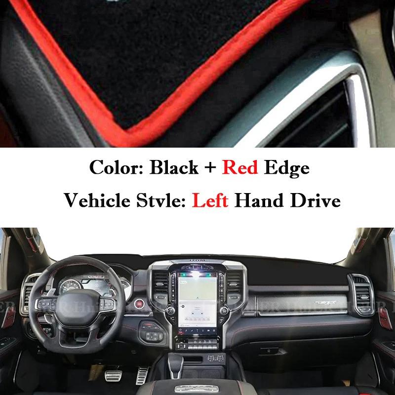 For Dodge Ram 1500 2500 3500 2019-2025 Car Dashboard Pad Sunshade Cover Dashmat Protect Mat Anti-Slip Carpet Interior Accessory
