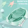 Foldable Shower Pillow Adjustable Bathtub Seat Baby Bath Net Support Cushion Bath Tub Pad