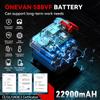 ONEVAN 520N.M бесщеточный электрический гайковерт, аккумуляторный гайковерт, отвертка, гнездо 1/2 дюйма, электроинструмент для ремонта автомобиля, аккумулятор Makita 18 В