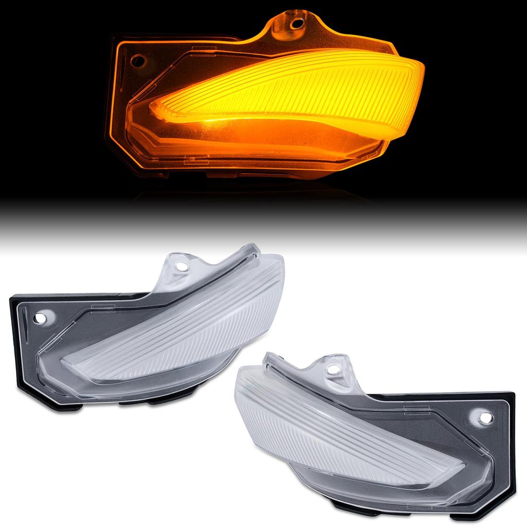 NEIFILES LED Door Mirror Turn Signals for Yaris Cross Vehicle Inspection Corolla Corolla Clear Lens Side Mirror Turn Signals GR, Compatible, 210,