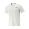 Li Ning Running Series Versatile Round Neck Letter Brand Logo Comfortable Simple Quick-Dry Short Sleeve T-Shirt Men T-Shirt White-Birch Gray ATSV371-2