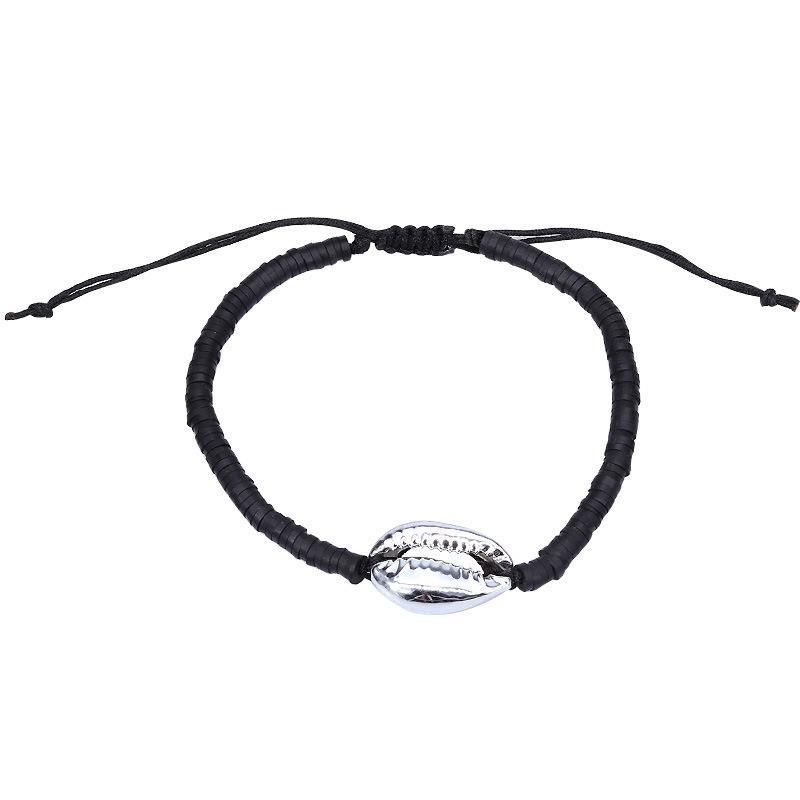 Богемный пляжный ракушка ручной работы плетеный браслет регулируемые веревочные цепочки браслеты для женщин манжеты ювелирные изделия