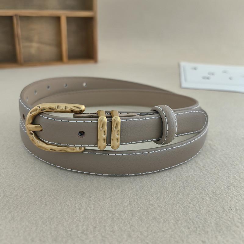 Solid Trendy Color Leather Waist Accessory For Women Casual Looks Gift Fashion
