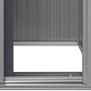 Garden Shed Anthracite Grey 126 x 97.5 x 177 cm Galvanized Steel
