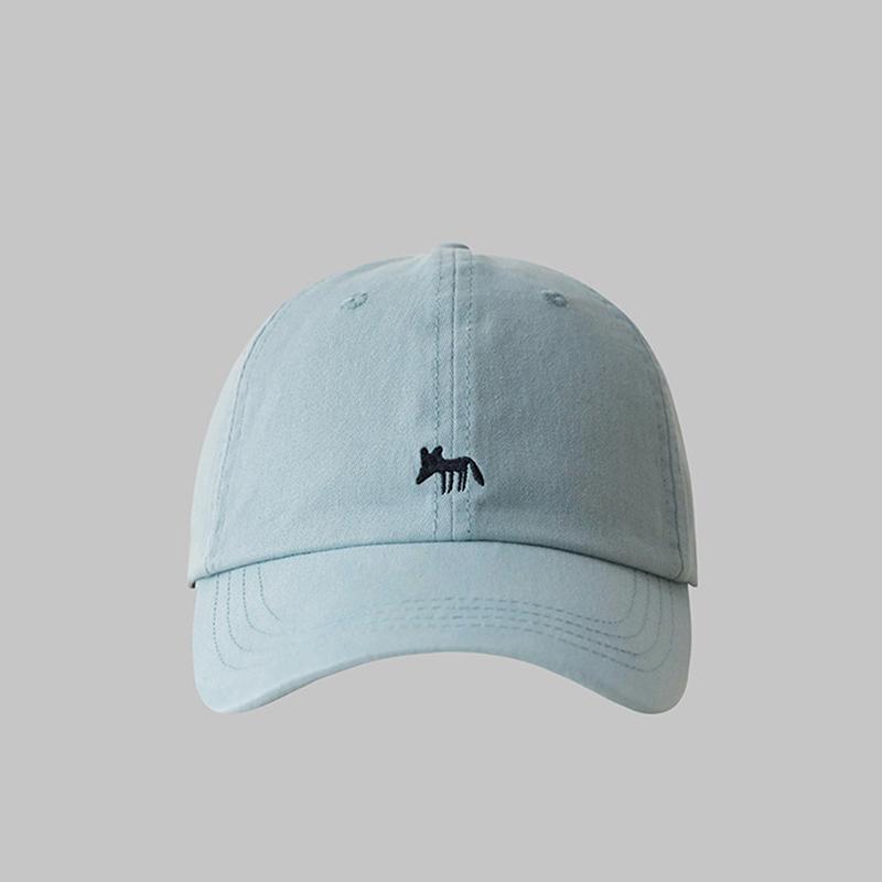 1 шт. Повседневная симпатичная вышитая бейсболка с изображением маленьких лисиц, кепка для женщин и мужчин, солнцезащитная кепка для отдыха на открытом воздухе