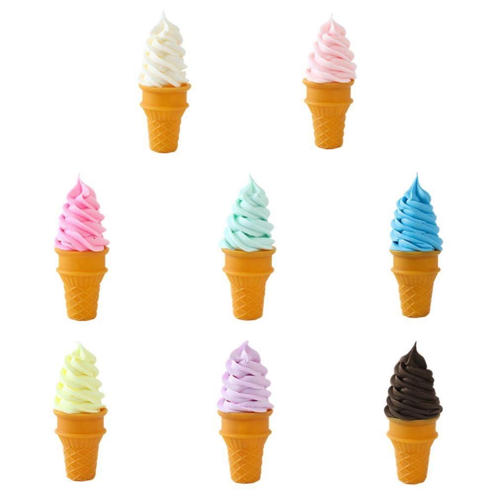 Fake Food Ice Cream Model Crispy Artificial Food Model Simulation Ice Cream Photography Props