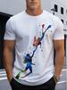 Men'S Casual T-Shirt Diving Design Suitable for Restaurant And Home Wear Daily Activities And Outdoor Adventures