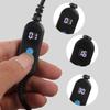 Time Presetable USB Timer Cord 1-30 Minutes Settable with Time Adjustment Button For Office Home Electronics Black