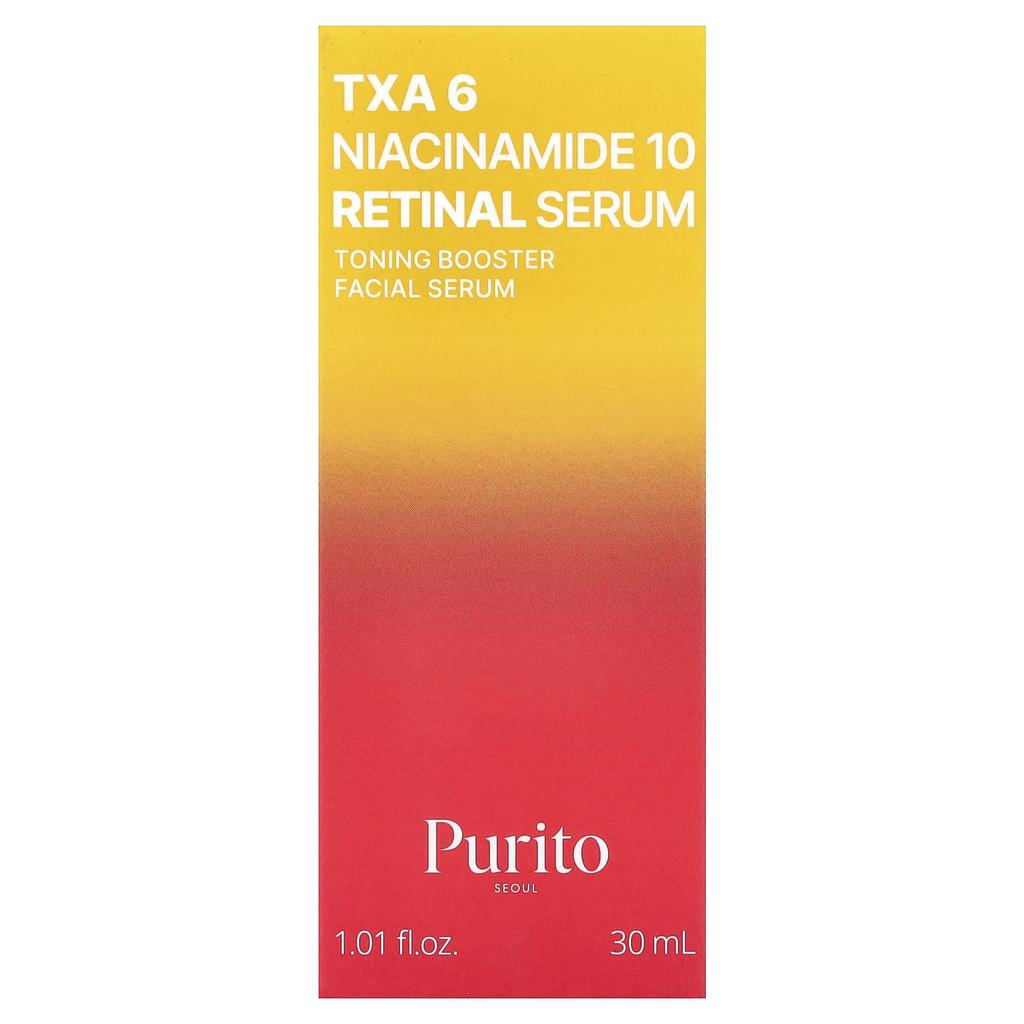 Purito RXA 6, Сыворотка с ретиналем и ниацинамидом 10%, , 30 мл(1,01 жидких унций)