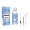 Tooth Repair Kit, Filling Repair Kit Dental, 30ml Dental Adhesive for Tooth Repair, Tooth Replacement Kit for Missing Teeth Broken Tooth Filler (3+1pc