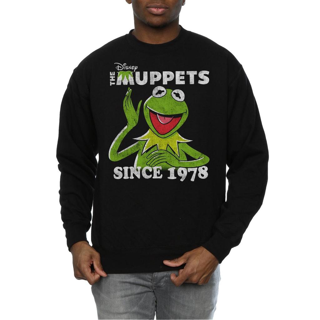Disney Mens The Muppets Kermit Since 1978 Sweatshirt