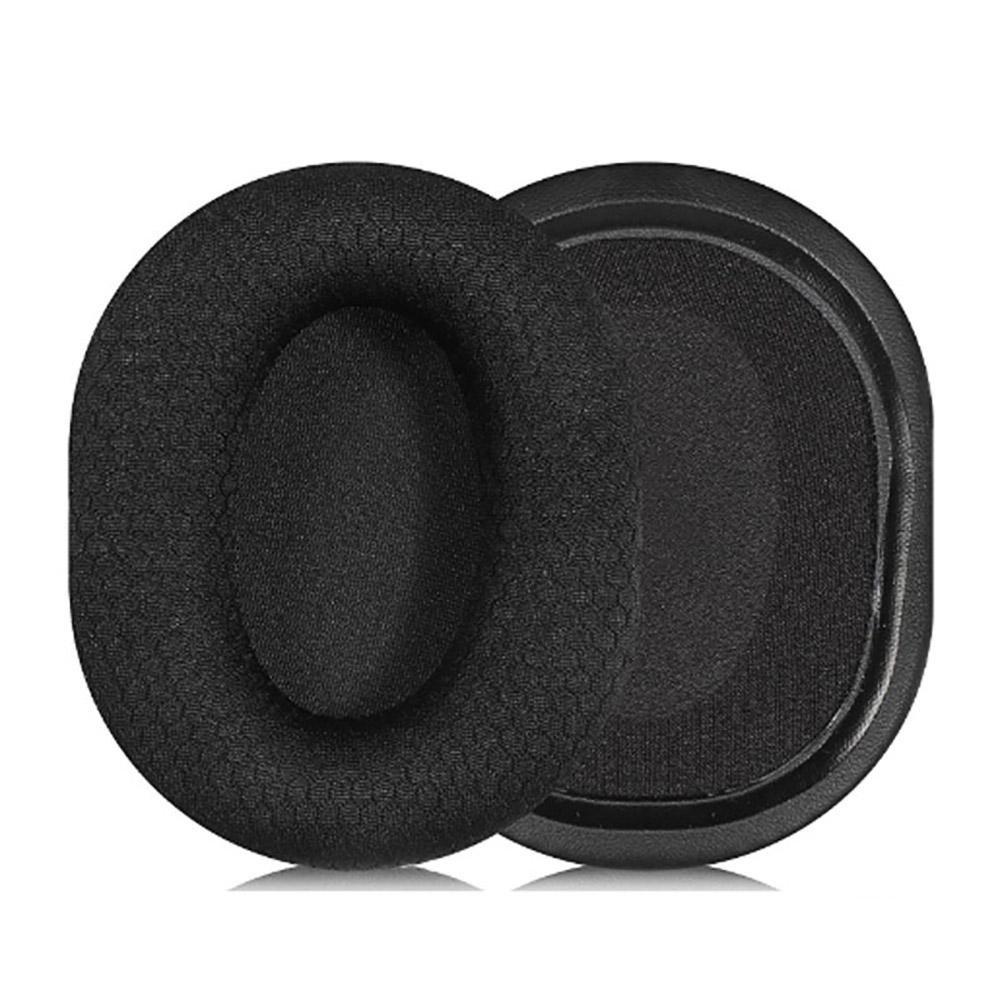 Headphones Ear Cushions Memory Foam Earpads Cover Earmuffs Repair Parts For Razer Barracuda X Gaming Headset (Black)