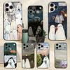 Милый чехол-призрак для iPhone 12,14,15,16,17,13,11,X,Mini,Plus,Pro Max,8,7,XR,SE,XS,Мягкий силикон, Черный
