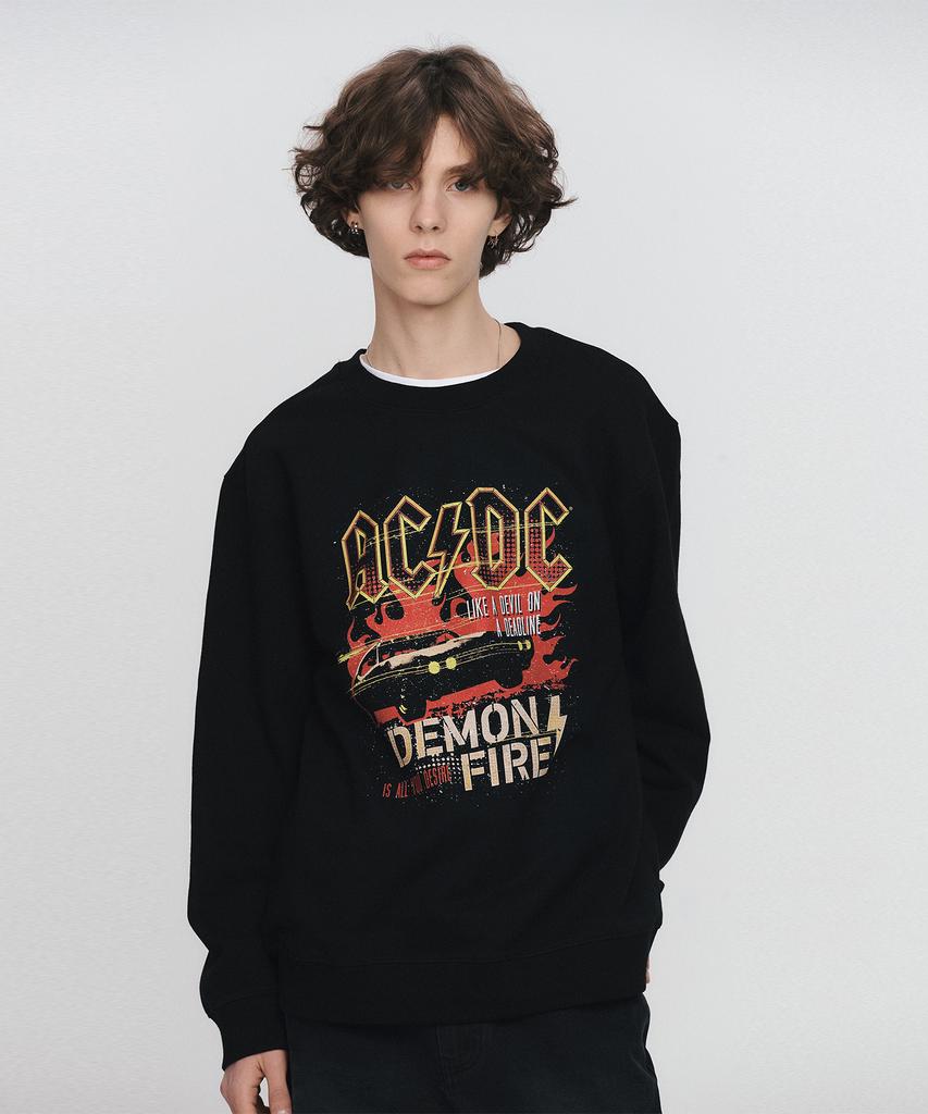 Свитшот Beulabado Acdc Demon Fire Bk (Brent2325)