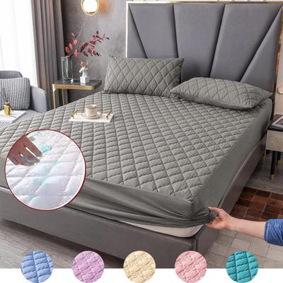 Покрывало из матовой ткани, стеганый чехол для матраса, водонепроницаемый наматрасник для кровати, чехол для матраса с защитой от клещей