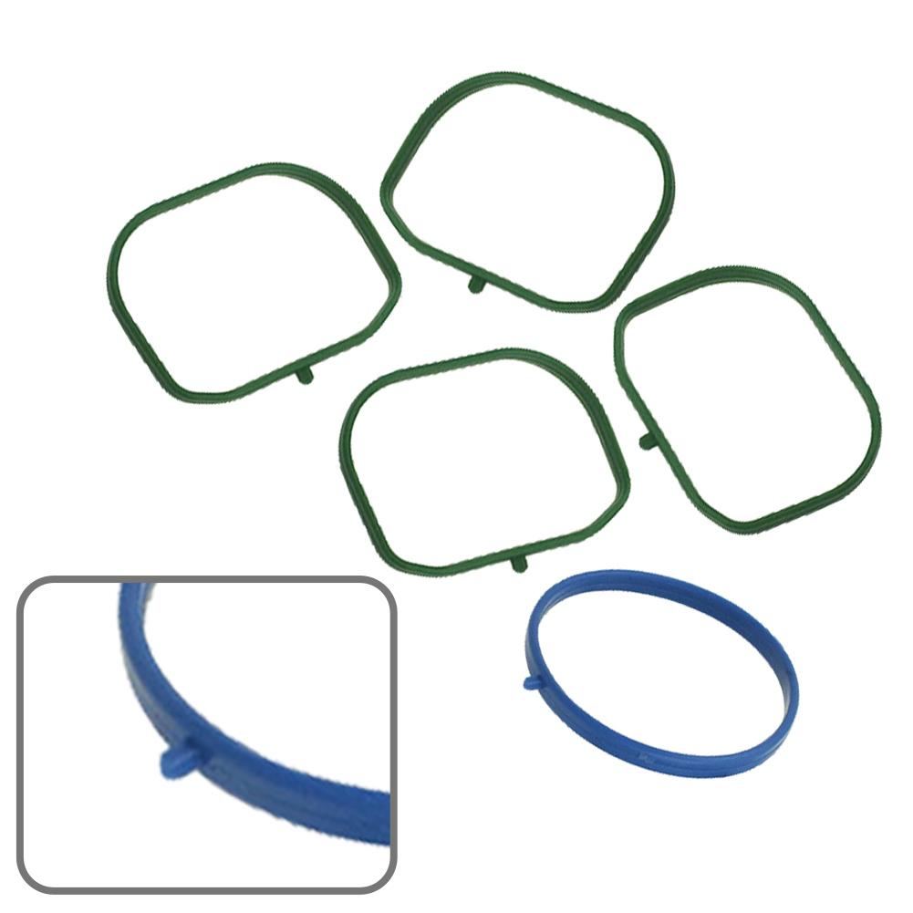 5pcs Car Intake Manifold Gasket Seal Kit LF0113111 LF01-20-306 For Mazda 3 5 6 Air Intake Pipe Gasket Accessories