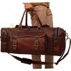 Mens Bag Leather Duffle Travel Luggage Gym Vintage Genuine Weekend Overnight New